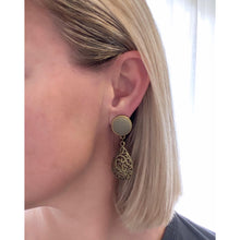 Load image into Gallery viewer, &#39;Josephine&#39; Antique Bronze Drop Earrings