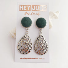 Load image into Gallery viewer, &#39;Josephine&#39; Antique Silver Drop Earrings