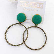 Load image into Gallery viewer, Bronze Hoops Earring